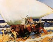 华金索罗利亚巴斯蒂达 - On the Beach Valencia